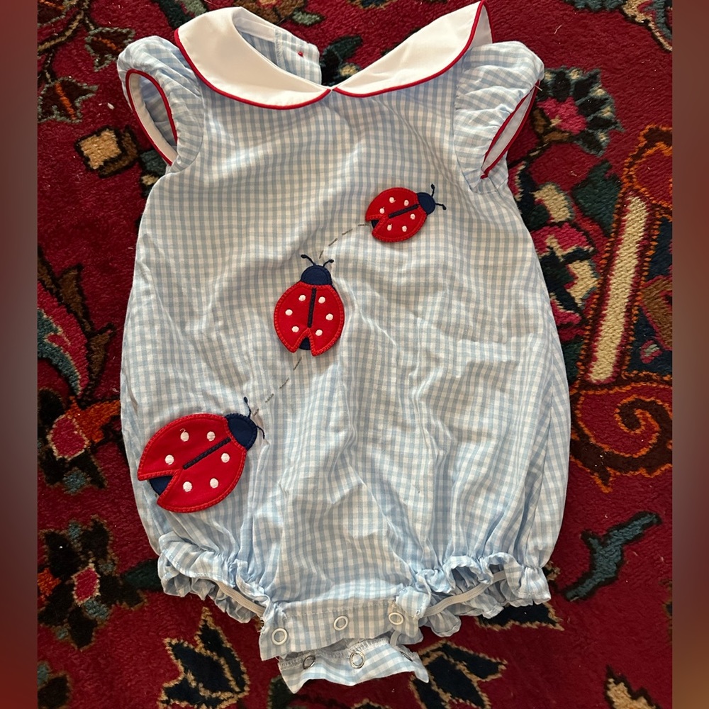 Zuccini Kids Lady Bug Bubble 6 months
